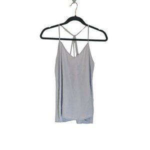 Abercrombie & Fitch Flowy Top Size Small Light Blue Strappy